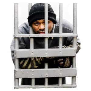 Robber Behind Bars Png Vmi63 PNG image