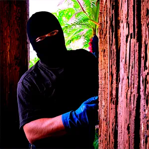 Robber In Secret Hideout PNG 30