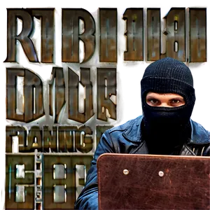 Robber Planning Heist PNG Lyj