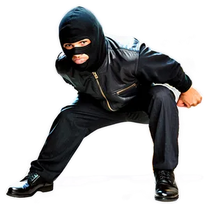 Robber Tiptoeing PNG 06212024