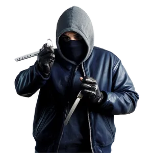 Robber With Lock Pick PNG Qex PNG