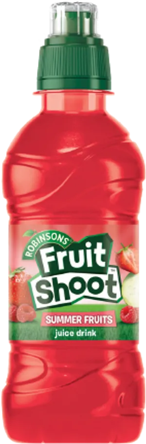 Robinsons Fruit Shoot Summer Fruits Juice Drink Bottle PNG image