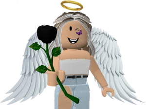 Roblox Angel Avatarwith Black Rose
