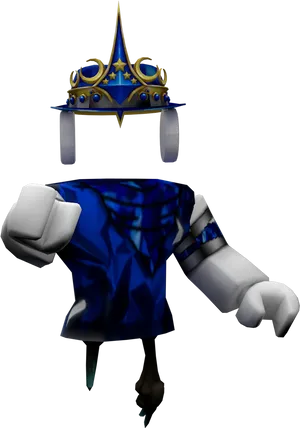 Roblox Avatarwith Crownand Cape