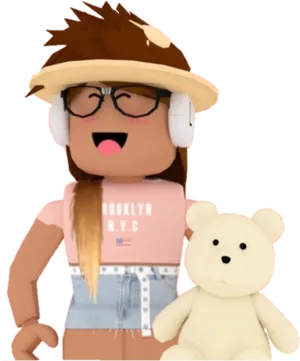 Roblox Avatarwith Teddy Bear