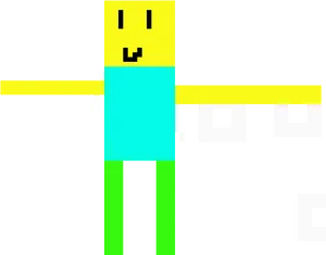 Roblox_ Character_ Pixel_ Art PNG image