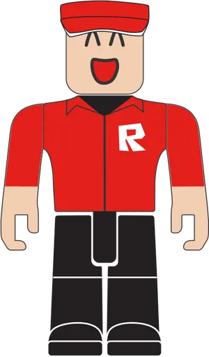 Roblox Character Red Shirt R Logo