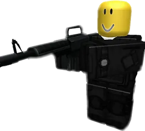 Roblox Character With Gun