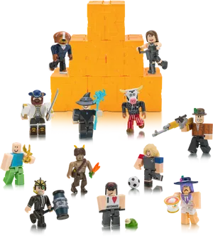 Roblox Characters Showcase PNG image