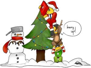 Roblox Christmas Decoration Frenzy PNG image