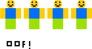 Roblox Classic Noob Characters Oof