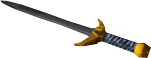 Roblox Classic Sword Render PNG image