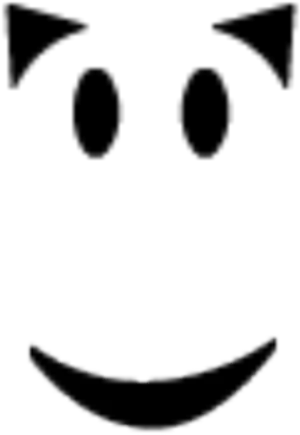Roblox Face Smile Graphic PNG
