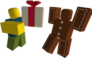Roblox Giftsand Gingerbread Character