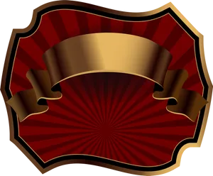 Roblox Golden Red Badge Design