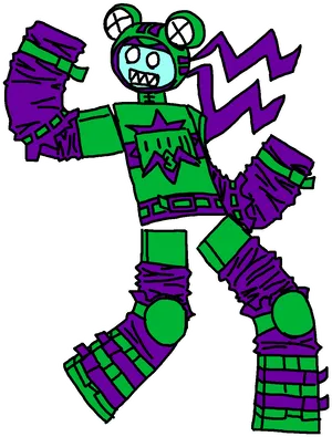 Roblox Green Zombie Drawing