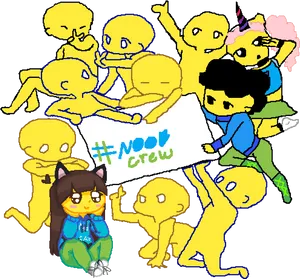 Roblox Noob Crew Celebration
