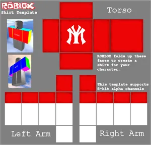 Roblox Shirt Template Guide PNG image