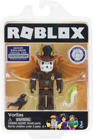 Roblox Vorlias Action Figure Packaging PNG image
