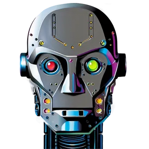 Robot Head Vector PNG 06212024
