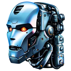 Robot Head Vector PNG 06212024