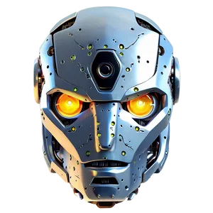 Robot Head Vector PNG Tic22 PNG