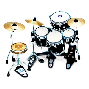 Rock Band Drum Kit Png 06212024 PNG image