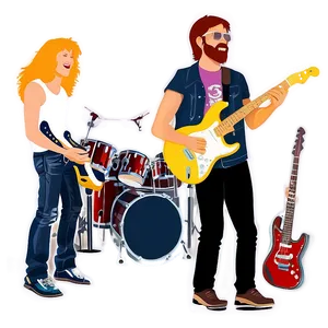 Rock Band Music Clipart Png Tmb54 PNG image