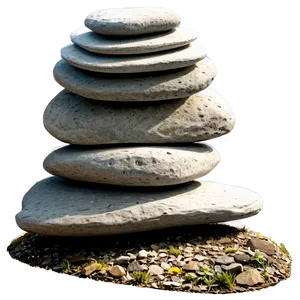 Rock Cairn Trail Marker Png Ami50 PNG image
