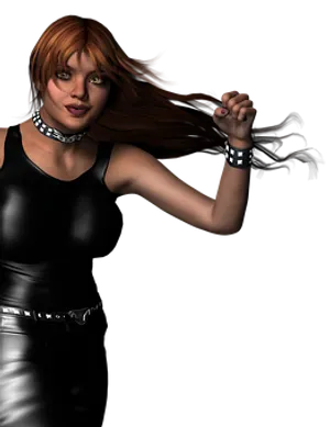 Rock Chic Animated Portrait