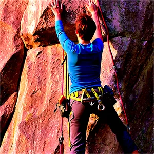 Rock Climbing Thrill Png Pcv PNG image