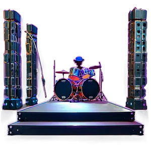 Rock Concert Stage Setup PNG Iid50 PNG