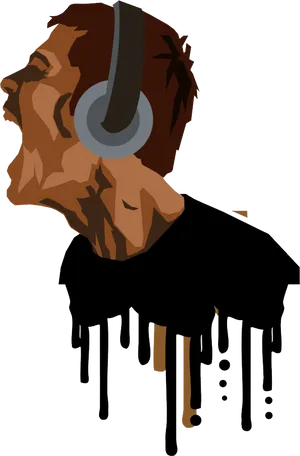 Rock Headphones Graphic