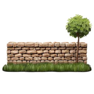 Rock Retaining Wall PNG Eda83