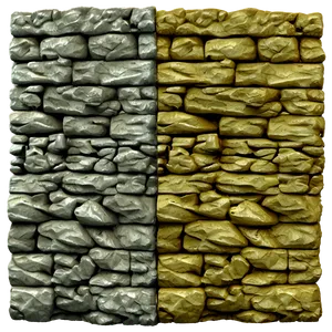 Rock Wall Fence PNG 06292024
