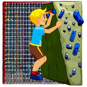Rock Wall For Climbing PNG 06292024