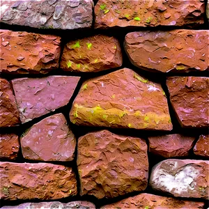 Rock Wall Mural PNG Gmw60