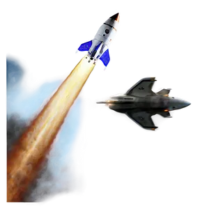 Rocket In Flight Png 3 PNG image