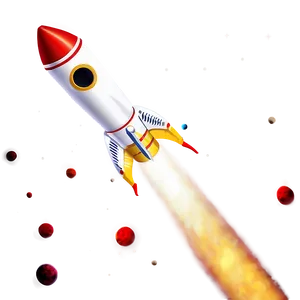 Rocket In Space Png 04292024 PNG image