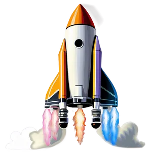 Rocket In Space Png 04292024 PNG image