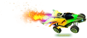 Rocket League Aftershock Boost PNG image
