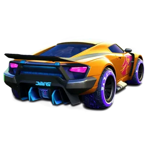 Rocket League Car Back View PNG Yom PNG