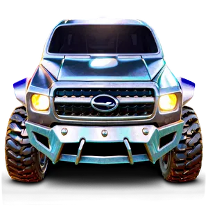 Rocket League Car Front View PNG 06122024 PNG
