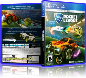 Rocket League P S4 Collectors Edition Cover PNG image