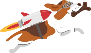 Rocket Powered Dog With Bone