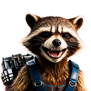 Rocket Raccoon Armed PNG 06282024 PNG