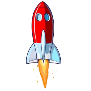 Rocket Ship Clipart Png 06272024 PNG image