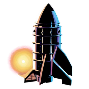 Rocket Silhouette Png Iwn PNG image