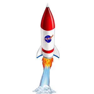 Rocket With Astronaut Png Cxs92 PNG image