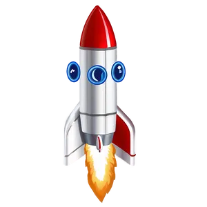 Rocket With Astronaut PNG Moo PNG